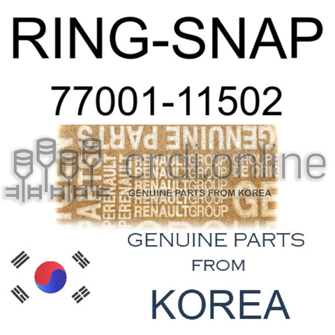 RING-SNAP [ORIGINAL] 77001-11502 7700111502 77001 11502