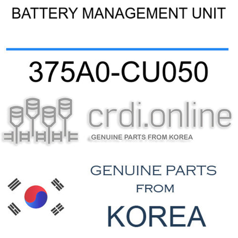 BATTERY MANAGEMENT UNIT [ORIGINAL] 375A0-CU050 375A0CU050 375A0 CU050