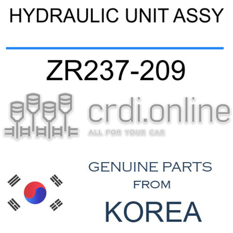 HYDRAULIC UNIT ASSY [ORIGINAL] ZR237-209 ZR237209 ZR237 209