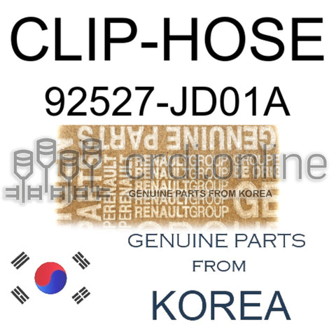 CLIP-HOSE [ORIGINAL] 92527-JD01A 92527JD01A 92527 JD01A