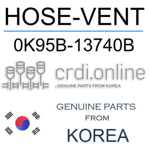 HOSE-VENT 0K95B-13740B 0K95B13740B 0K95B 13740B