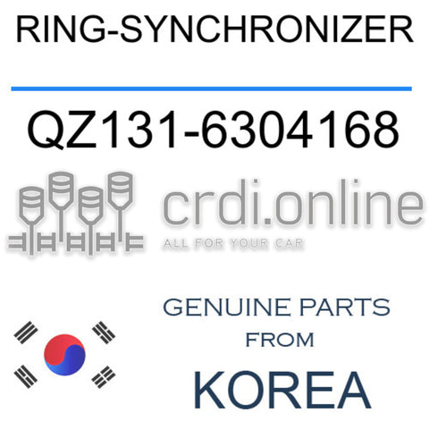 RING-SYNCHRONIZER [ORIGINAL] QZ131-6304168 QZ1316304168 QZ131 6304168