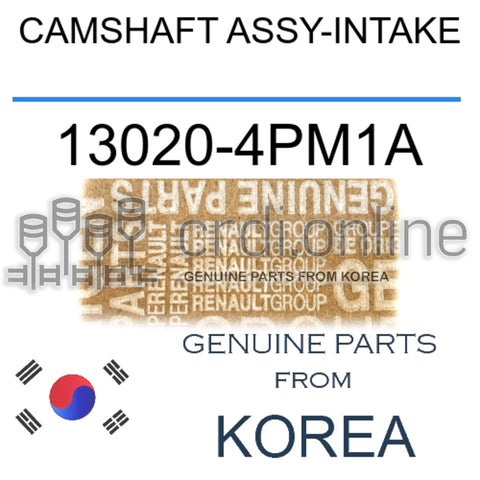 CAMSHAFT ASSY-INTAKE [ORIGINAL] 13020-4PM1A 130204PM1A 13020 4PM1A