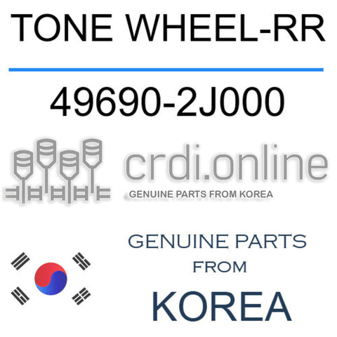 TONE WHEEL-RR [ORIGINAL] 49690-2J000 496902J000 49690 2J000