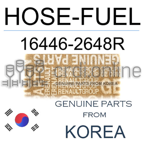 HOSE-FUEL [ORIGINAL] 16446-2648R 164462648R 16446 2648R
