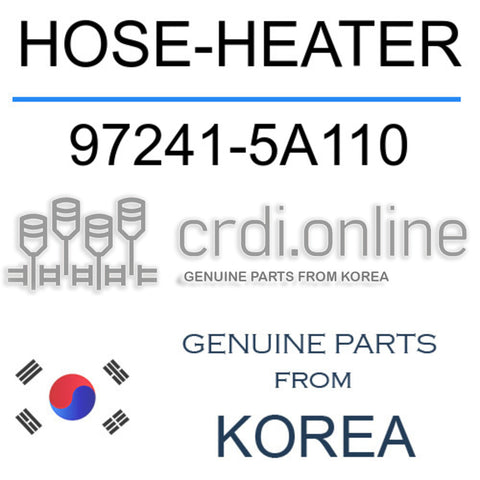 HOSE-HEATER [ORIGINAL] 97241-5A110 972415A110 97241 5A110
