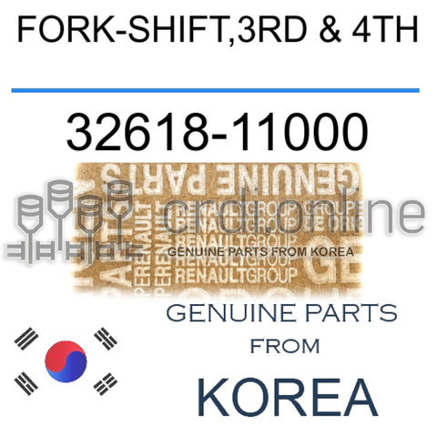 FORK-SHIFT,3RD & 4TH [ORIGINAL] 32618-11000 3261811000 32618 11000