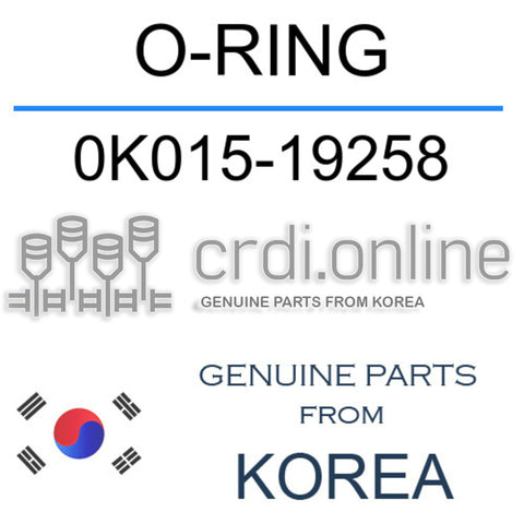 O-RING 0K015-19258 0K01519258 0K015 19258