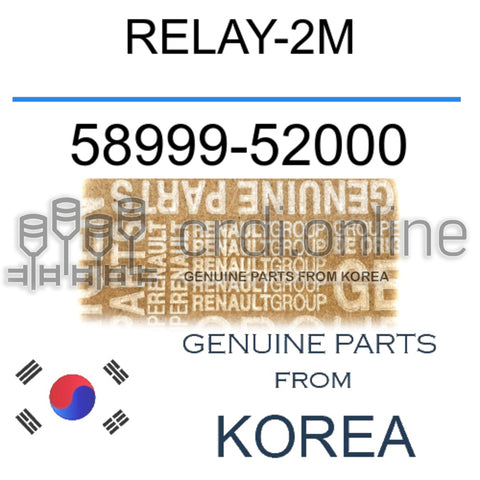 RELAY-2M [ORIGINAL] 58999-52000 5899952000 58999 52000