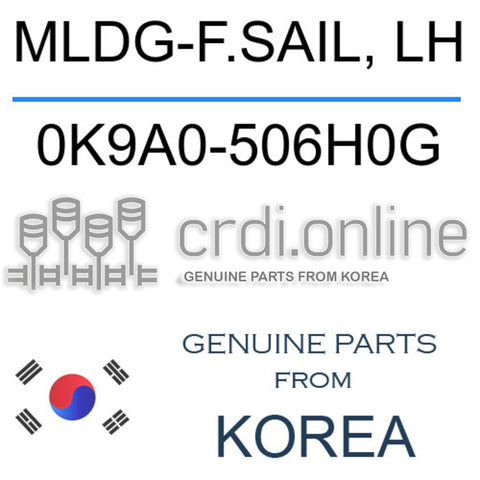 MLDG-F.SAIL, LH [ORIGINAL] 0K9A0-506H0G 0K9A0506H0G 0K9A0 506H0G