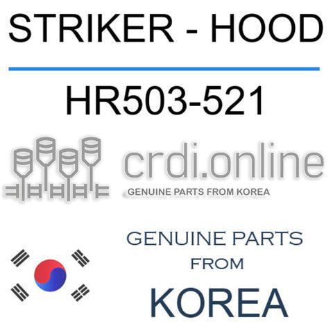 STRIKER - HOOD [ORIGINAL] HR503-521 HR503521 HR503 521