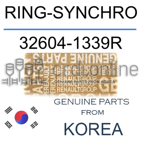 RING-SYNCHRO [ORIGINAL] 32604-1339R 326041339R 32604 1339R
