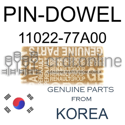 PIN-DOWEL [ORIGINAL] 11022-77A00 1102277A00 11022 77A00