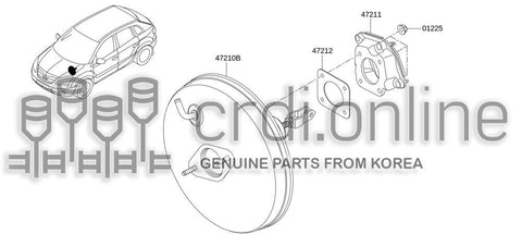 BOOSTER ASSY-BRAKEVACUUM D7210-JY20A D7210JY20A D7210 JY20A