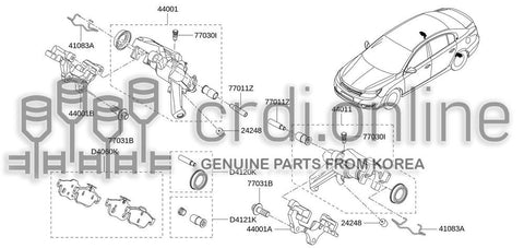 PAD KIT-REAR BRAKE 44060-8281R 440608281R 44060 8281R