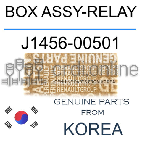 BOX ASSY-RELAY [ORIGINAL] J1456-00501 J145600501 J1456 00501