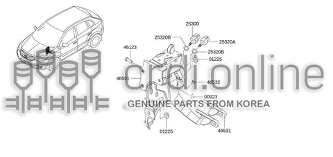 PIN-CLEVIS [ORIGINAL] 46123-03W1A 4612303W1A 46123 03W1A