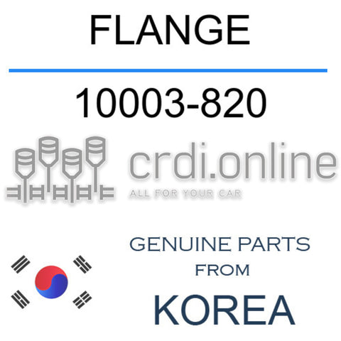 FLANGE [ORIGINAL] 10003-820 10003820 10003 820