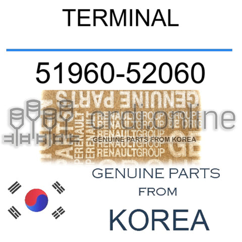 TERMINAL [ORIGINAL] 51960-52060 5196052060 51960 52060