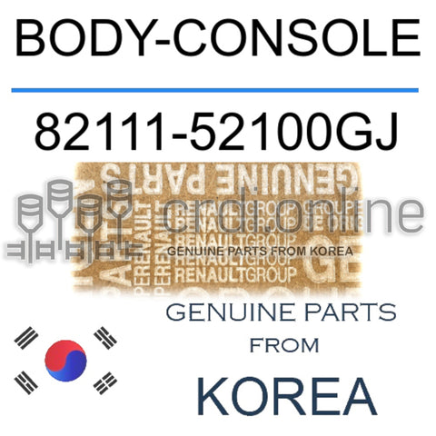 BODY-CONSOLE [ORIGINAL] 82111-52100GJ 8211152100GJ 82111 52100GJ