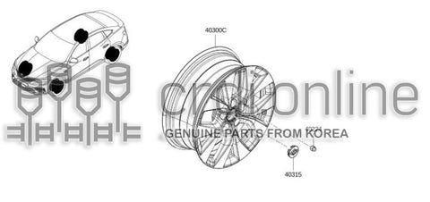 WHEEL DISC-AL 40300-4718R 403004718R 40300 4718R