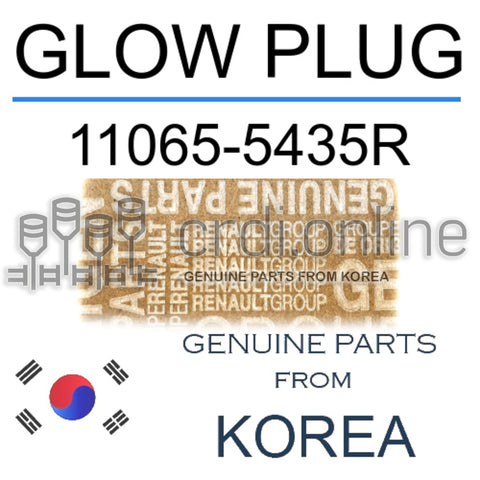 GLOW PLUG [ORIGINAL] 11065-5435R 110655435R 11065 5435R