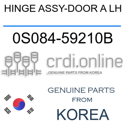 HINGE ASSY-DOOR A LH 0S084-59210B 0S08459210B 0S084 59210B