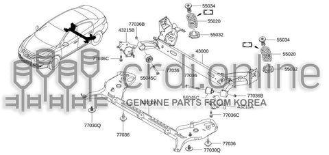 SPRING-REAR 55020-9928R 550209928R 55020 9928R
