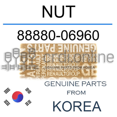 NUT [ORIGINAL] 88880-06960 8888006960 88880 06960
