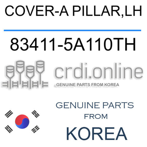 COVER-A PILLAR,LH [ORIGINAL] 83411-5A110TH 834115A110TH 83411 5A110TH