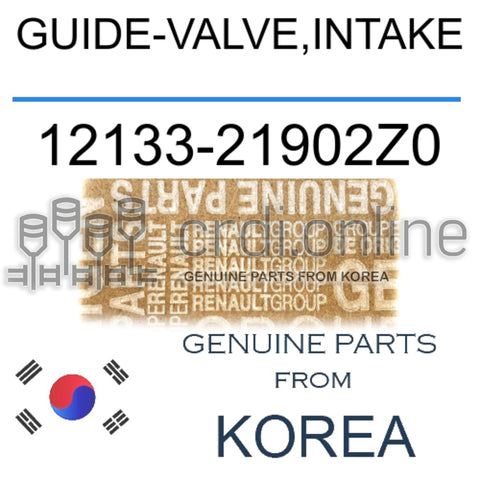 GUIDE-VALVE,INTAKE [ORIGINAL] 12133-21902Z0 1213321902Z0 12133 21902Z0