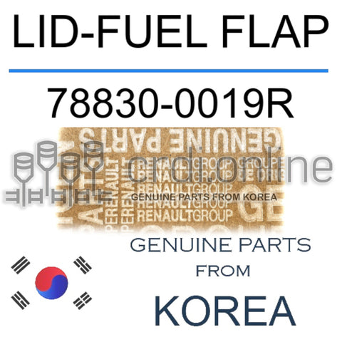 LID-FUEL FLAP [ORIGINAL] 78830-0019R 788300019R 78830 0019R