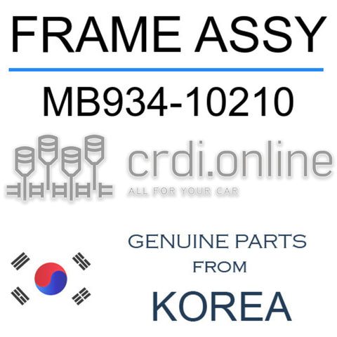 FRAME ASSY [ORIGINAL] MB934-10210 MB93410210 MB934 10210