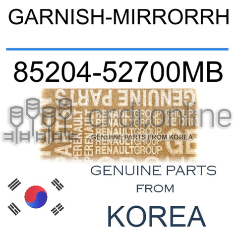 GARNISH-MIRRORRH [ORIGINAL] 85204-52700MB 8520452700MB 85204 52700MB