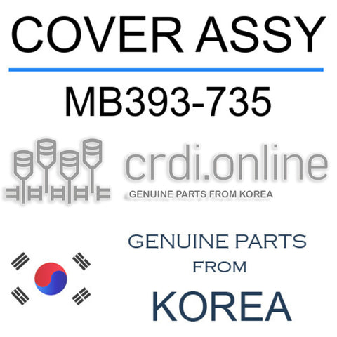 COVER ASSY [ORIGINAL] MB393-735 MB393735 MB393 735