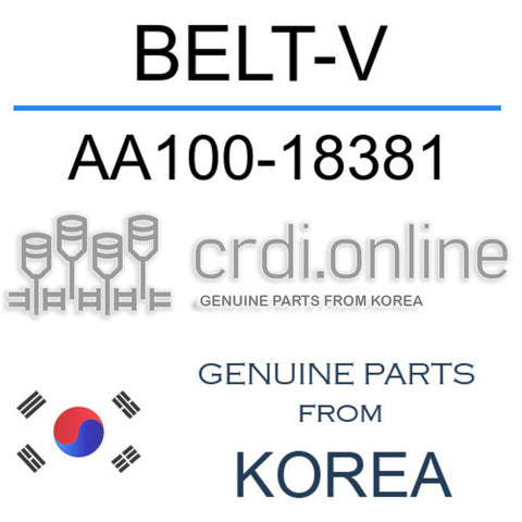 BELT-V AA100-18381 AA10018381 AA100 18381