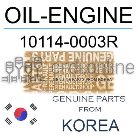 OIL-ENGINE [ORIGINAL] 10114-0003R 101140003R 10114 0003R