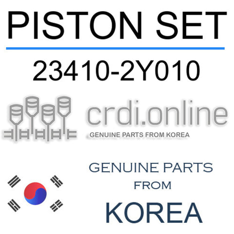 PISTON SET [ORIGINAL] 23410-2Y010 234102Y010 23410 2Y010