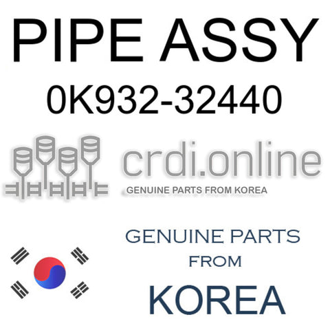 PIPE ASSY [ORIGINAL] 0K932-32440 0K93232440 0K932 32440