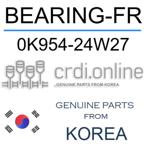 BEARING-FR 0K954-24W27 0K95424W27 0K954 24W27