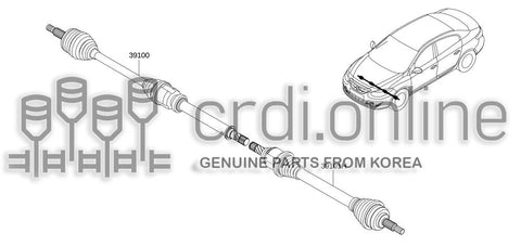 SHAFT ASSY-FRONT DRIVE.LH 82007-25499 8200725499 82007 25499