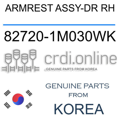 ARMREST ASSY-DR RH 82720-1M030WK 827201M030WK 82720 1M030WK