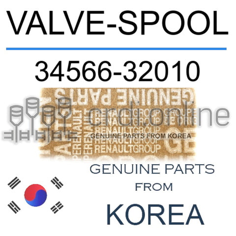 VALVE-SPOOL [ORIGINAL] 34566-32010 3456632010 34566 32010