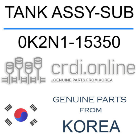 TANK ASSY-SUB 0K2N1-15350 0K2N115350 0K2N1 15350