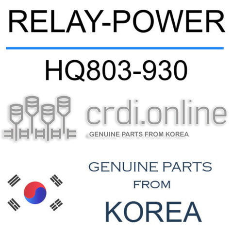 RELAY-POWER [ORIGINAL] HQ803-930 HQ803930 HQ803 930