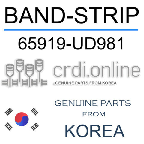 BAND-STRIP [ORIGINAL] 65919-UD981 65919UD981 65919 UD981