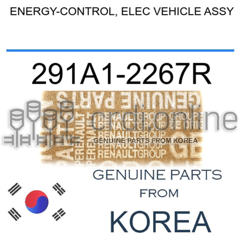 ENERGY-CONTROL, ELEC VEHICLE ASSY [ORIGINAL] 291A1-2267R 291A12267R 291A1 2267R