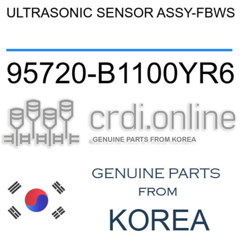 ULTRASONIC SENSOR ASSY-FBWS [ORIGINAL] 95720-B1100YR6 95720B1100YR6 95720 B1100YR6