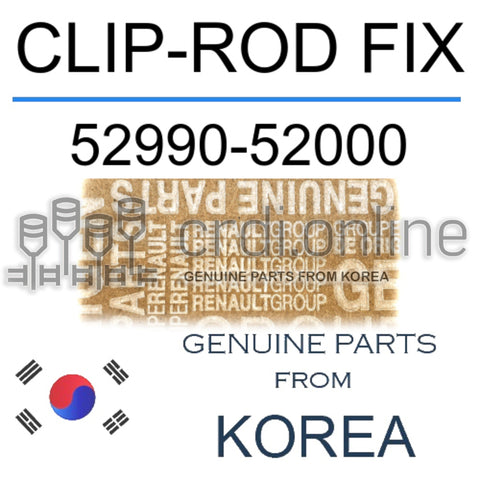 CLIP-ROD FIX [ORIGINAL] 52990-52000 5299052000 52990 52000