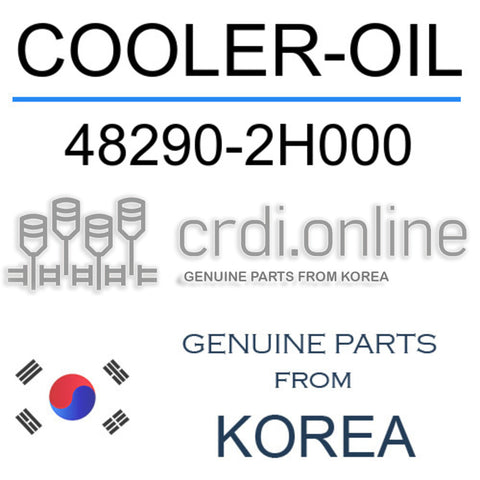COOLER-OIL [ORIGINAL] 48290-2H000 482902H000 48290 2H000